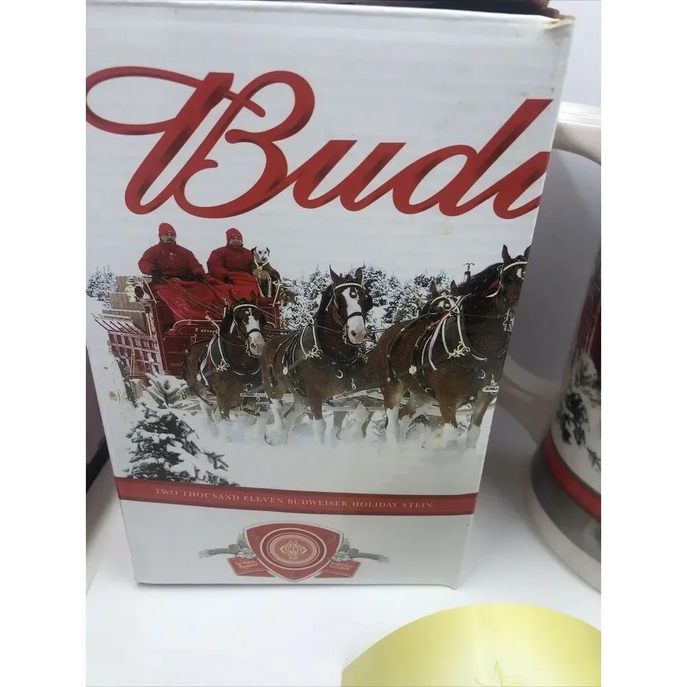 Budweiser Holiday Stein Collection 2011 